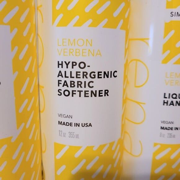 Rena Lemon Verbena Cleaner Soaps Softener Vegan Natural 4 Piece Bundle Set HTF! - Picture 4 of 7